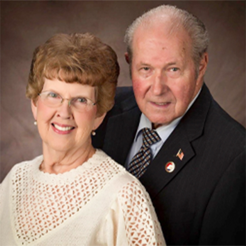 A photograph of Harold and Norma Smith
