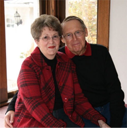 A photograph of Ronnie and Carol Greer