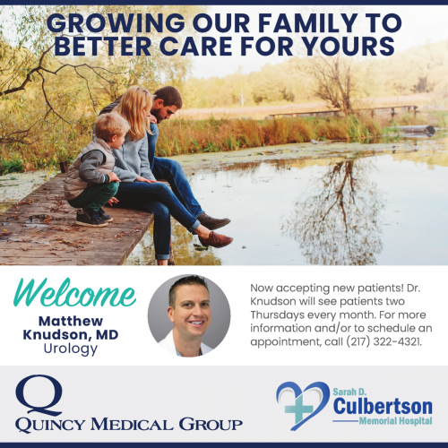 Infographic of Matthew Knudson, MD now accepting new patients