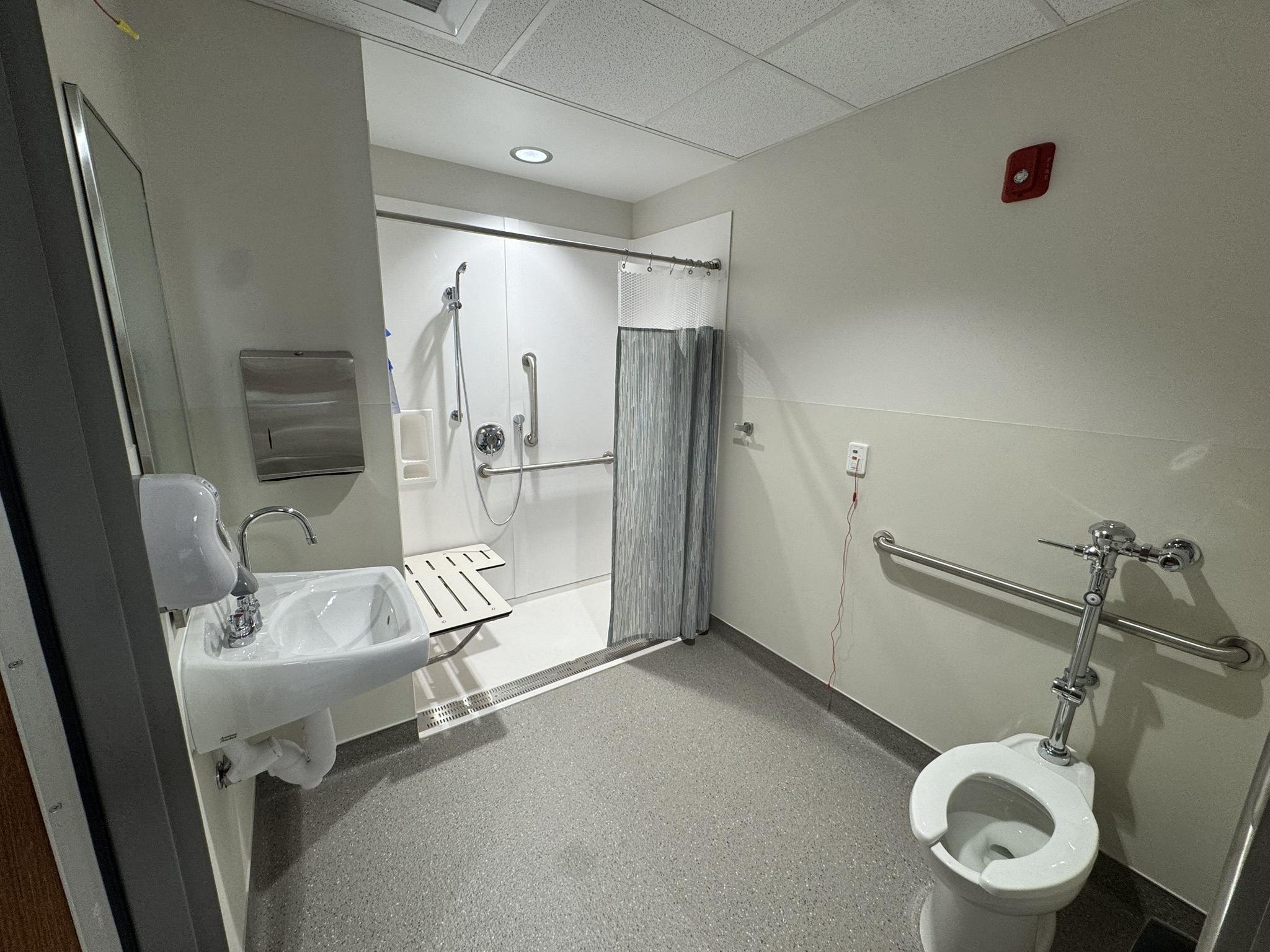 Renovated Patient Bathroom