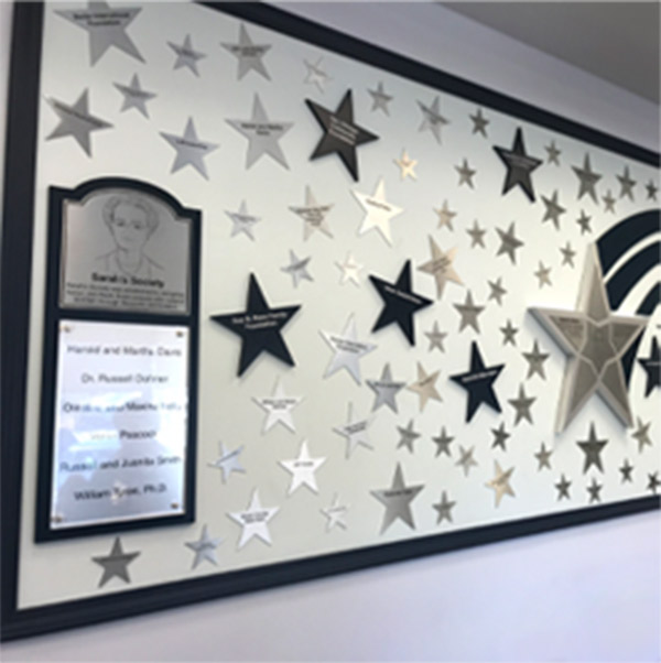 Star Recognition Foundation Board for donations at Culbertson Memorial Hospital
